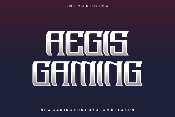 Aegis Gaming Font Elevates Creative Branding Projects