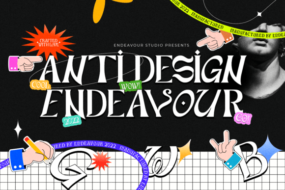 Anti Design Font for Editorial and Branding Projects