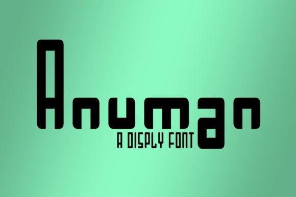 Anuman Font for Crafting and Design Projects