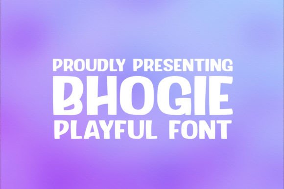 Bhogie Display Font for Modern Web Design Projects