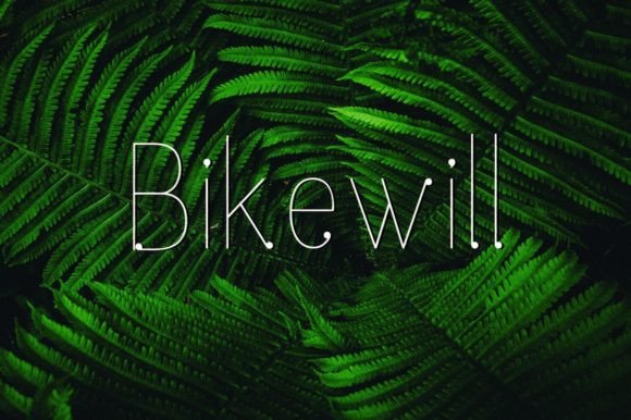 Bikewill Display Font for Creative Makers and Designers