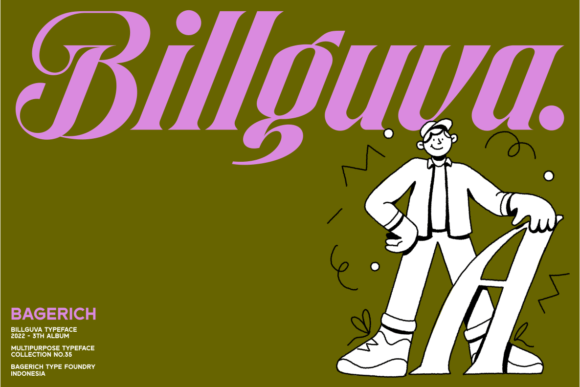 Billguva Display Font for Creative Business Branding