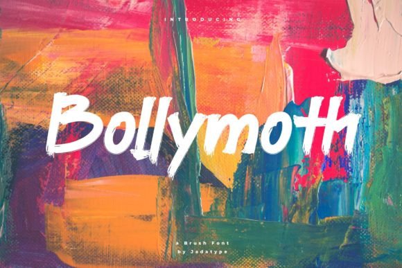 Bollymoth Display Font for Vibrant Campaigns and Creative Typography