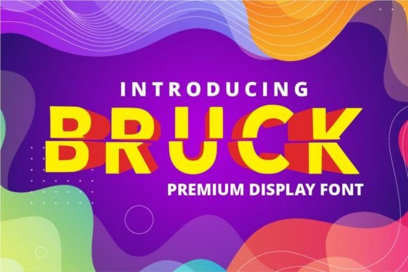 Bruck Display Font for Bold Branding and Creative Projects
