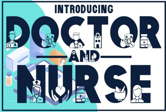 Doctor and Nurse Font for Bold Healthcare Branding