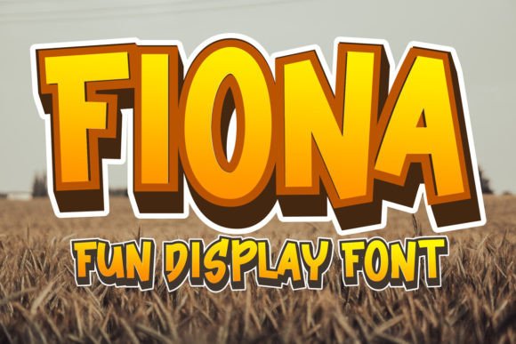 Fiona Display Font for Crafters and Creative Sellers
