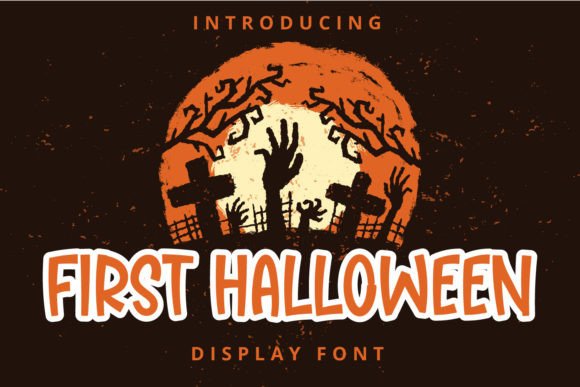 First Halloween Font: A Quirky Display Typeface for Creative Projects