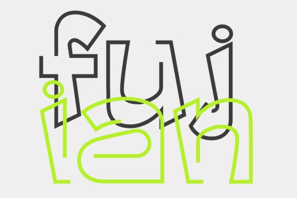 Fujian Font: A Fresh Display Typeface for Creative Makers
