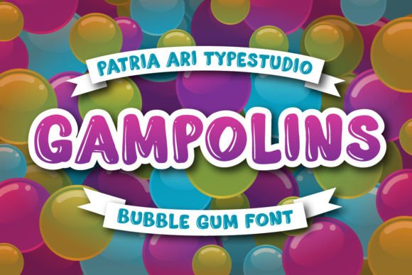 Gampolins Display Font for Bold Web Design