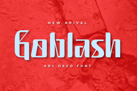 Goblash Font: A Display Typeface for Bold, Beautiful Creations