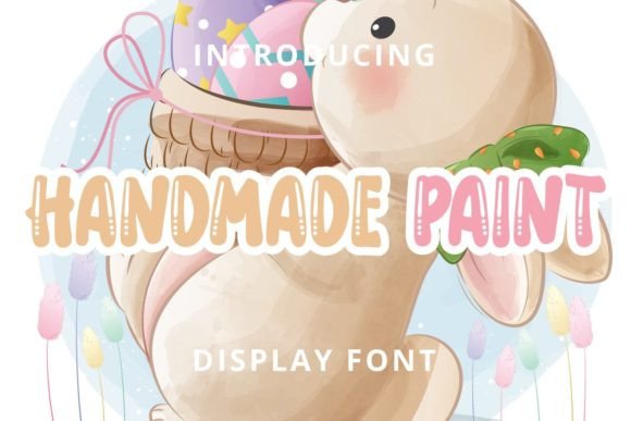 Handmade Paint Font for Creative Campaigns