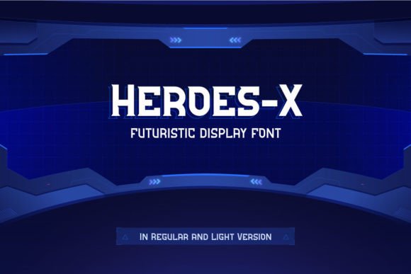 Heroes-x: A Futuristic Font for Modern Web Design