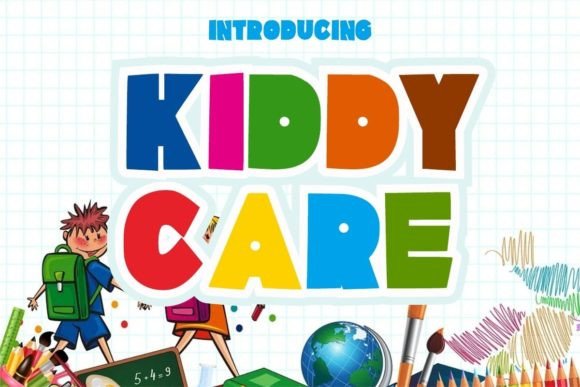 Kiddy Care Font: A Playful Display Typeface for Creative Projects