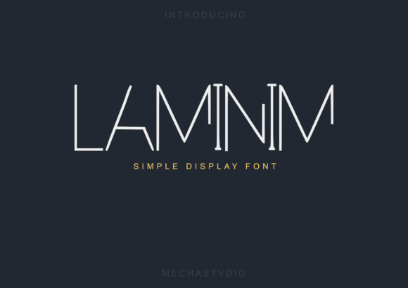 Laminim Display Font for Modern Web Design Projects