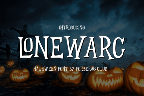 Lonewarc Font: A Bouncy Display Typeface for Campaign Impact