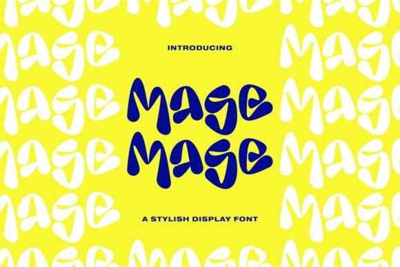 Mage Display Font for Modern Branding Projects