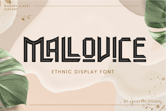 Mallovice Font Review: A Bold Ethnic Display Typeface for Eye-Catching Campaigns