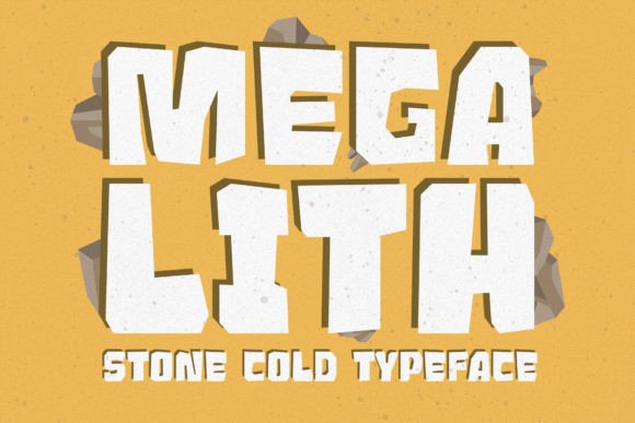 Megalith Font Review: A Bold Display Typeface Inspired by Arizona Desert Rocks