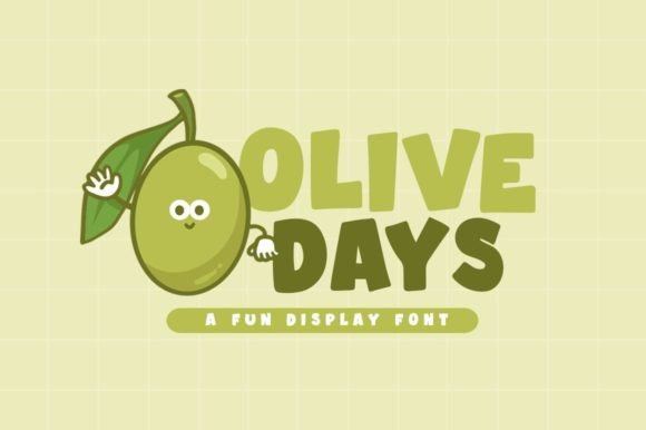 Olive Days Font for Playful Web Design Projects
