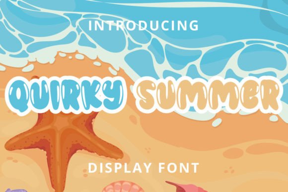 Quirky Summer Font for Bold Branding and Playful Typography