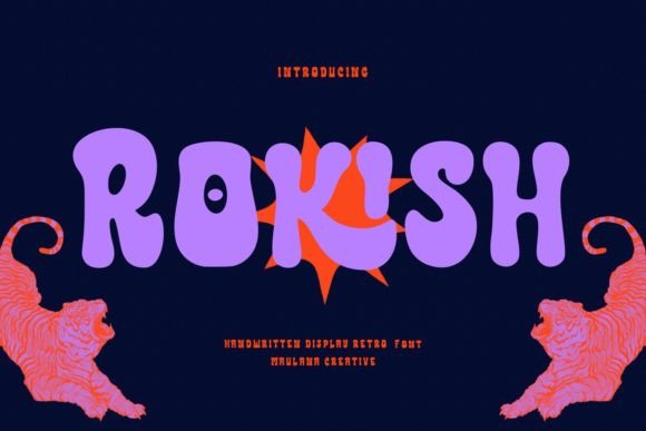 Rokish Display Font for Creative Campaigns