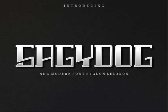 Sagydog: A Modern Display Font for Web Design Projects