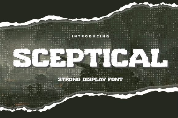Sceptical: A Beautiful Display Font for Editorial Design