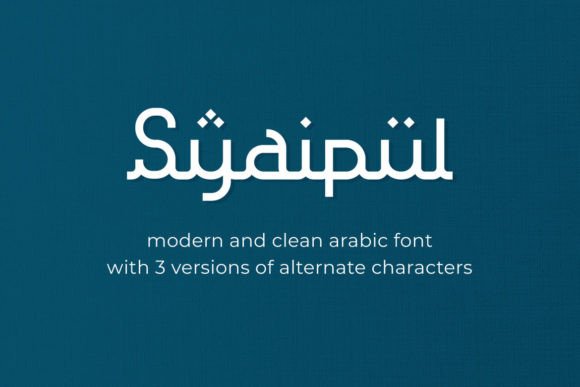 Syaipul Font: Modern Arabic Display Typography