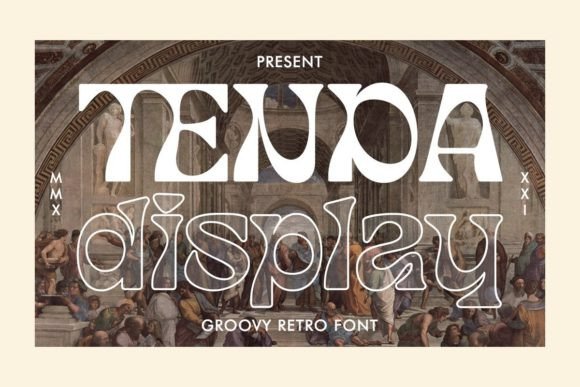 Tenda Display: A Whimsical Font for Bold Branding