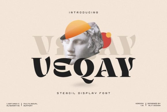Veqay: A Luxurious Display Font