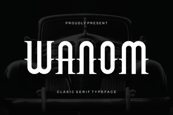 Wanom Font: A Display Typeface That Elevates Creative Projects