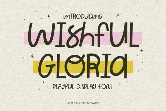Wishful Gloria Font for Memorable Branding and Display Needs