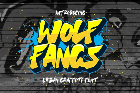 Wolf Fangs Font: A Bold Display Typeface for Creative Branding